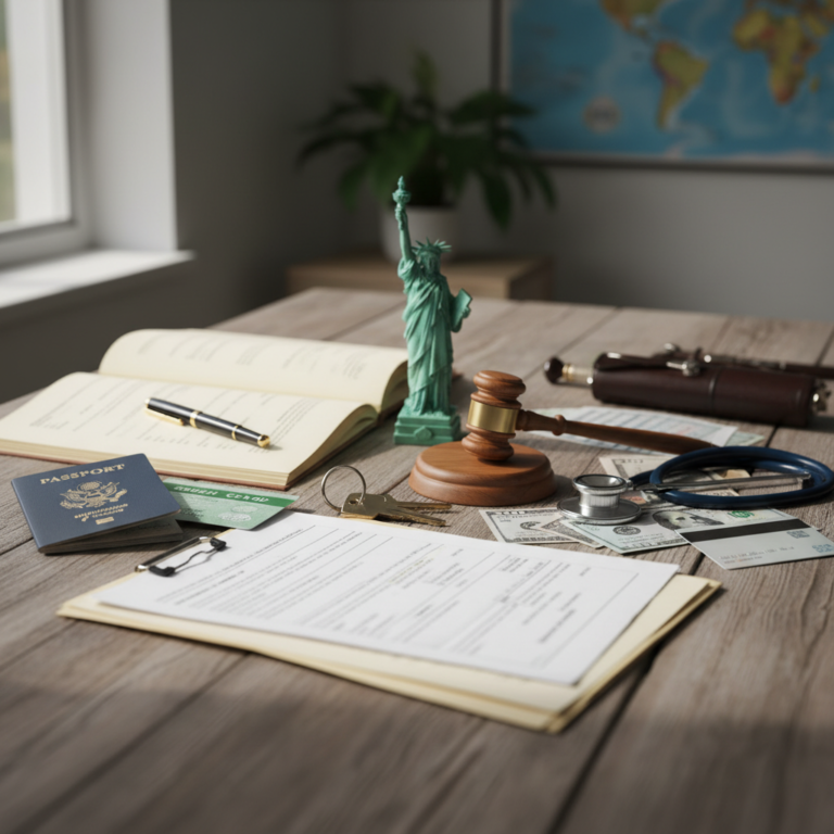 Green Card por casamento: checklist completo de documentos para 2026